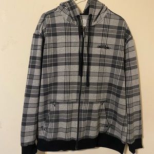 Y2K SOUTHPOLE PLAID ZIP-UP